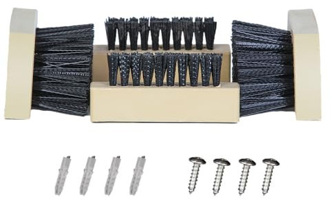 JobSite Replacement Brushes - 2 Side & 2 Bottom Boot Scraper Brushes - Compatible Original & Extra Wide Boot Scrubbers - 6 Pack