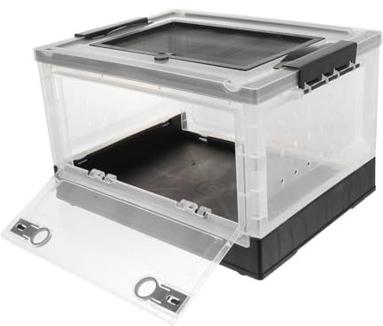 BESPORTBLE Faltbare Isolierte Hamsterbox Aus Hochwertigem Kunststoff Atmungsaktiv Und Geruchsneutral Wärmeisolierend Für Kleine Haustiere Klappbares Hamsterhaus Als Zucht Rückzugsort in Schwa