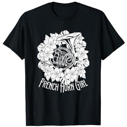 French Horn Brass - Blasmusik Naturhorn Blechbläser Hornist T-Shirt