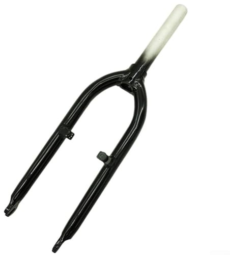 HOHOVYVY Federgabel 20 Zoll,Fahrrad Gabel,20 Zoll Aluminium Gabel Faltrad V Bremse Gabel Top Rohr 28,6 MM * 170 MM(Black)