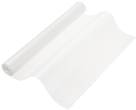 QUARKZMAN 11.8 x 7.9 pies Rollos de Tapete de Silicona para Hornear Resistentes al Calor Tapetes de Repostería Antiadherentes Antideslizantes para Encimeras Blanco