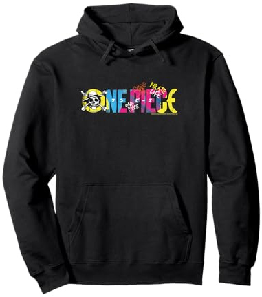 One Piece Anime Pirate Life Chapeau de Paille Logo Pirates Sweat à Capuche