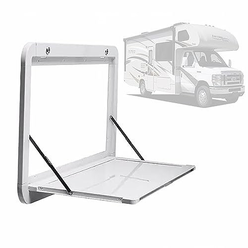 Klapptisch für Wohnmobile, Klappbarer Außentisch für Wohnmobil-Picknick, Aluminium, an der Wand zu befestigender Esstisch, Computer-Arbeitsplatz für hängende Esstische, Maximale Belastung 25