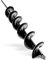 Auger Drill Bit for Planting 8x60cm, Long Post Hole Digger,Extended Spirals for Digging Rapidly,Garden Hole Digger Auger for Planting Bulbs Seedlings,Bulb Planting Auger,Black