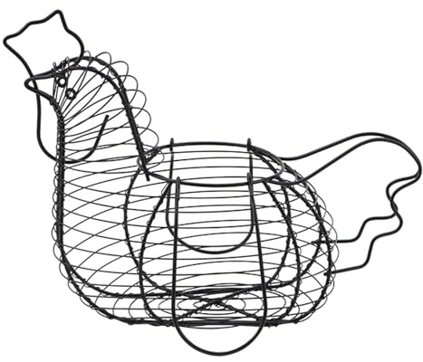 Draht Eierkorb, Eier Aufbewahrungskorb, Eierkorb Draht Henne, Korb Zum Eier Sammeln, Eiersammel Halter, Eiersammelkorb Zum Sammeln Von Eiern Geeignet Für Bauernhaus