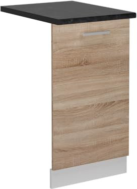 Vicco Tapa del lavavajillas R-Line, Sonoma, 45 cm, ET Antracita