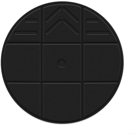 Entgoinggo PU VR-matta för Meta Quest3S vikbar halkfri golvmatta för uppslukande spelupplevelse 33 x 30 x 10 cm (svart)