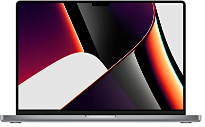 Apple MacBook Pro, 2021 mit M1 Max Chip (14-Zoll, 32GB RAM, 512GB SSD-Speicher) QWERTZ Deutsch Space Grau (Refurbished)