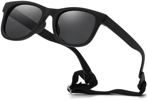 Jiaanle Baby Sonnenbrille 0-3 jahre, Kinder Sonnenbrille polarisierte flexible Frame fur kleinkind