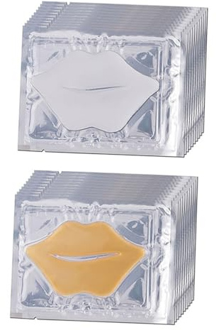 VALICLUD Nourishing Hydrating Lip Mask Pads 20pcs Moisturizing Exfoliating Lip Care Women and Girls