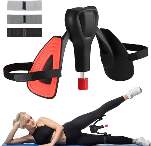 Fippy Allenatore per pavimento pelvico per donne e uomini, regolabile, per allenare l'interno della coscia e il pavimento pelvico, rinforza le gambe, per uso domestico