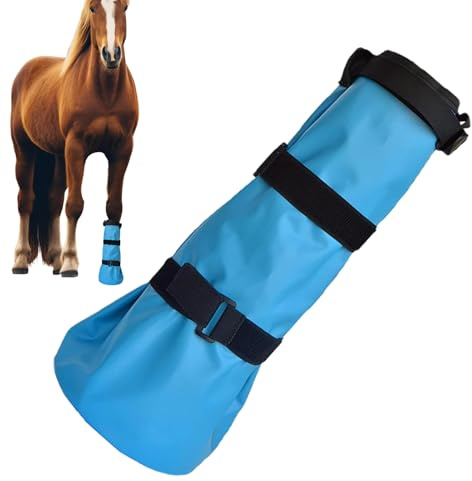 Ghjkldha Hufschuhe Für - Hufe Pflege Mit Eva Einlage,Hufbadetasche Mit Gurten,Für Stall Stable Weide Ranch Tägliche Pflege Show Vorbereitung