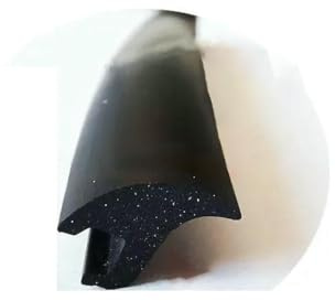 Silikon-Gummi-T-förmige Dichtungsleiste, T-förmige Grabenabdeckung, Dekorleiste, Wintergarten, Solaranlage, universelle Tür- und Fensterdichtung – T-30 10 x 6 mm – 1 m