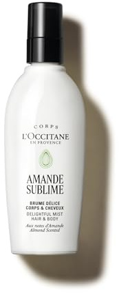 L'OCCITANE - Almond (Amande Sublime) Hair & Body Delightful Mist - 100 ml - Freesia, almond and vanilla fragrance - Made in France