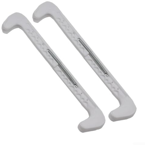 Axorafow Protector de hoja de patinaje sobre hielo ajustable para hockey sobre hielo y patines artísticos, base antideslizante resistente al desgaste, instalación de tornillos, longitud de corte de 30