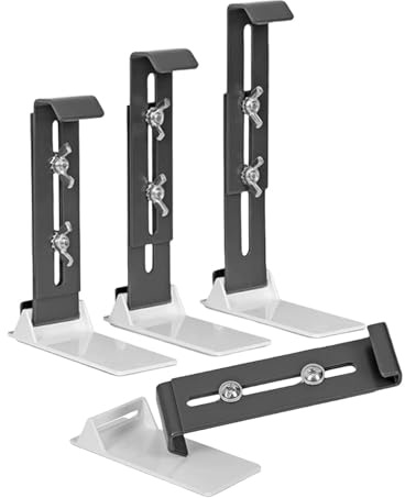 Soporte de caja de flores genérico, Hangable No Drill Planter Brackets, 4 piezas Set with Enhanced Bottom Support, Mount Railing Holder for Patio, Deck, Windowsills, Garden, Balcony, Outdoor