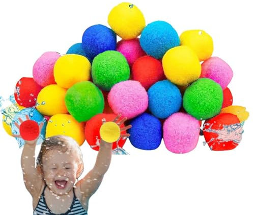 Palline D'Acqua Riutilizzabili Giocattoli Da Spiaggia Morbidi E Multicolore