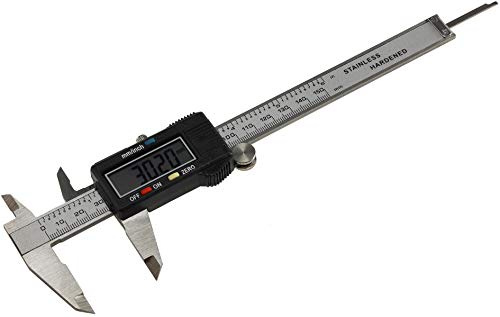 Digitale Präzisions Messschieber 150mm / 6 Zoll | Messen von Abständen Durchmesser Tiefenmaß Innenmaß LCD Display