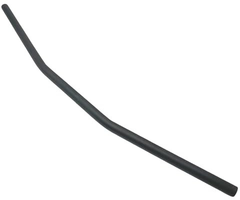 Motorcycle Handlebars - 22mm 7/8 inch Drag Bar for Bobber, Streetfighter, Custom Cruiser, Flat Tracker, and Chopper Bikes | Matt Black Finish | Universal Fit