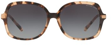 Michael Kors Damen Adrianna Ii 316213 57 Sonnenbrille, Pink (Pink Tortoise/Light Grey Gradient)
