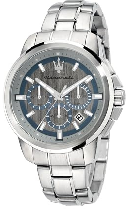 Maserati Herrenuhr, Kollektion Successo, Quarzuhrwerk, Stoppuhr, aus Edelstahl - R8873621006