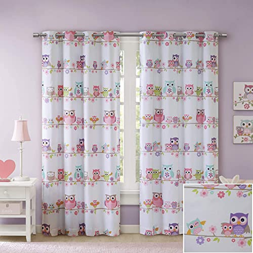 Blackout Curtains for Bedroom, Casual Grommet Red Window Curtains for Living Room Family Room for Kids, Wise Wendy Novelty Valance Black Black Out Window Curtain, 50X84, 1-Panel Pack