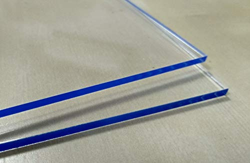 Platte aus transparentem Acrylic Glass, 5 mm, Größe 30 x 30 cm, Platte aus transparentem Acrylic Sheets in verschiedenen Größen (100 x 100 cm, 100 x 70, 100 x 50), Acrylplatte transparent PMMA