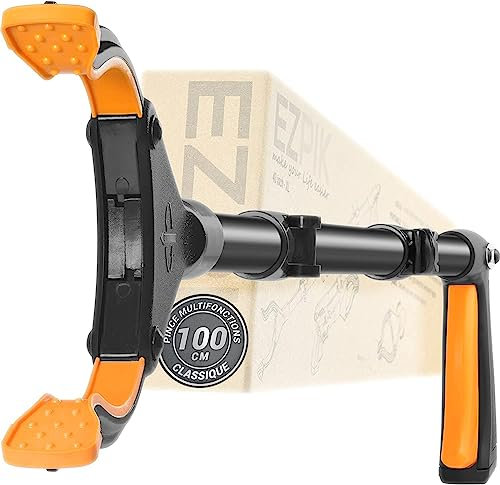 EZPIK® 40~100 cm Extra Long Litter Picker-Grabber - Heavy-Duty Rubbish Picker Grabber Stick - Extra Long Grabber Tool with Rotating Head - Foldable Reaching Aids for The Elderly