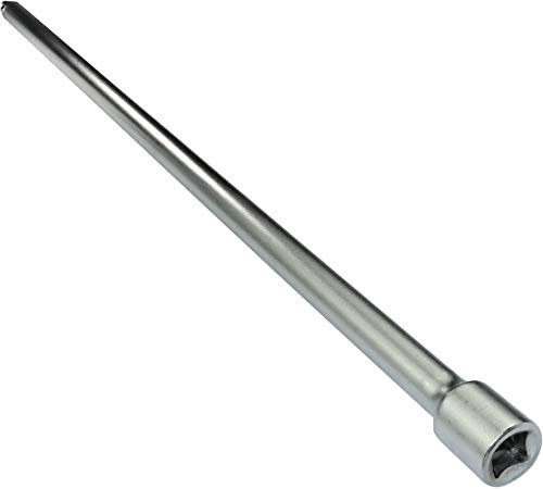 Aerzetix - C45118 - Rallonge/Prolongateur/Embout - 3/8x450mm - pour Clé à Cliquet Manuelle/Pneumatique - Forme Sphérique de Côté Mâle - Adaptateur de Douille de Vissage à 4 Pans - en Acier CR-V