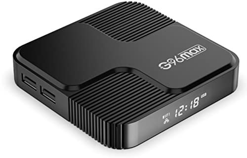 Android TV Box 12.0 Android Box G96max Set Top Box 2GB RAM 16GB Rom con H618 Quad-Core Supporta 2.4G 5G Dual WiFi/BT 4.0/6K/3D/H.265 Smart TV Box