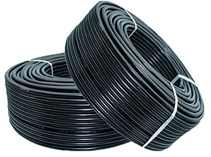 NEPIAN 5M Kabel 22/20/18AWG 2/3/4/5/6/7/8Cores Steuersignalleitung Kupferdraht Schwarz ummanteltes PVC Elektrokabel Netzkabel DIY Leisurely (Size : 5 cores, Color : 20 AWG 5meters)