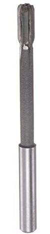sourcing map Spannen Reibahle 7mm H7 Hartmetall Spitze Gerade Flöten Rund Schaft Drehmaschine Fräser