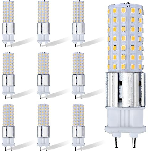 FYZDLAOR G12 LED Bulb 15 Watt 1500 Lumens G12 Light Source G12 Bi-Pin Base LED Corn Light Bulb (150 Watt Halogen Equivalent) AC 85V-265V, Not-Dimmable (10 PCS)