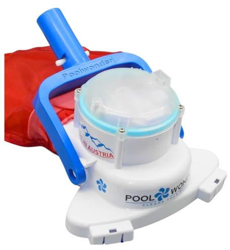 Poolwonder Cleverix Akku Poolsauger - Made in Austria - super handlich - Set ohne Stange