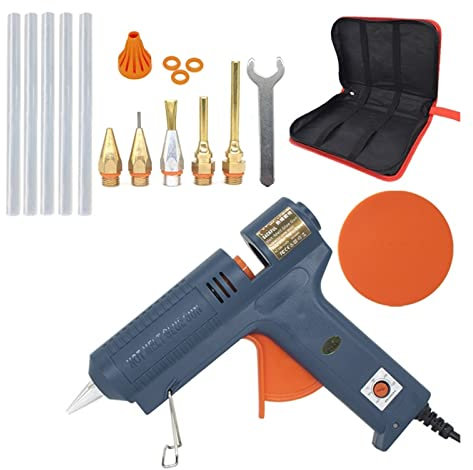 HHOZsafety Pistola per Colla a Caldo 150W Pistola per Colla a Caldo a Temperatura Regolabile per Stick di Colla da 11mm Pistola per Colla per Utensili Manuali PE