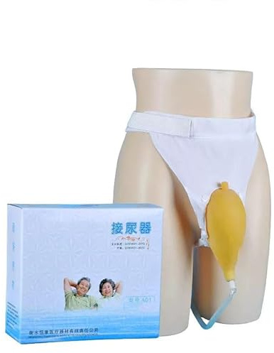 GEDRACKPMYN Sac de cathéter d'urine, collecteur de Sac d'urine en Silicone, système d'urinoir Portable, cathéter Externe d'urinoir Portable,Women