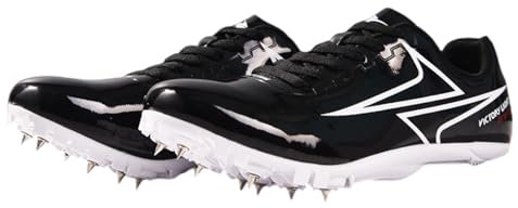 Leichtrit Zapatos con Clavos para Atletismo,Pista Y Campo Zapatillas De Correr con Clavos,Zapatillas de Atletismo 8 Clavos,Zapatillas De Pista Y Campo para Hombre Unisex Zapatos Antideslizantes