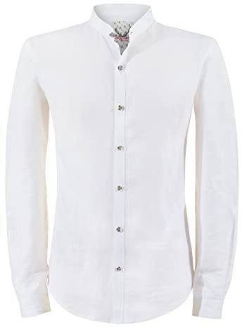 Stockerpoint Traditionell herrskjorta, Vettel-skjorta, Vit, 3XL