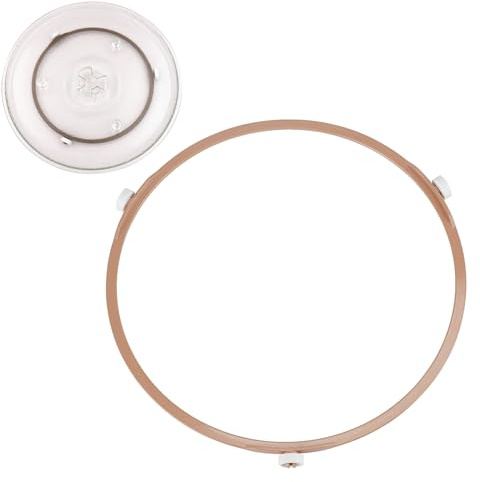 NICENEEDED 8.7 Zoll Mikrowellen Drehtellerring Mikrowellen Rollring Mit 14mm Rollen Drehbare Tabletthalterung Für Mikrowellenherde Ersatzteile Für Mikrowellenherde