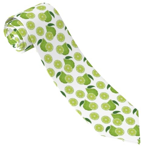 Corbata Bosques Lindos Limas Verdes Corbatas Modernos Corbata Hombre Estándar Corbatas Delgadas Para Fiesta Business Fiestas