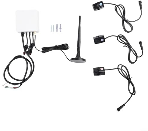 Misuratore di energia elettrica monofase con monitor KWh 80A con trasformatore di corrente a morsetto per Tuya Smarts Life, 100-240 V AC, Wi-Fi abilitato