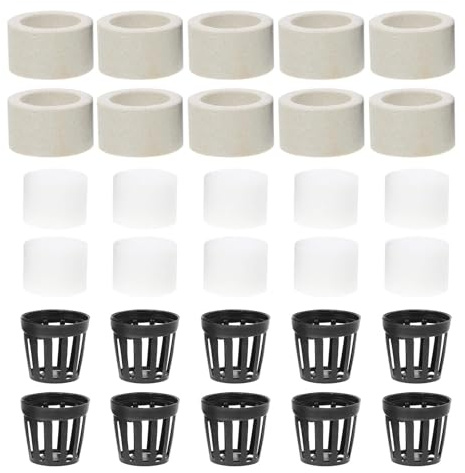 Nuqsx Aquarium Plant Weights 10Sets Water Plant Cups Flexible Long-Lasting Planting Baskets for Fish Tank Aquarium Hydroponics Reusable Easy-Clean Growing for Fish Tank Substrate Planting