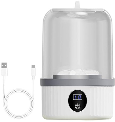 Mini | Limpieza profunda silenciosa compacta | Mini portátil, para apartamento, dormitorio, viajes, hotel, ropa interior al aire libre, calcetines