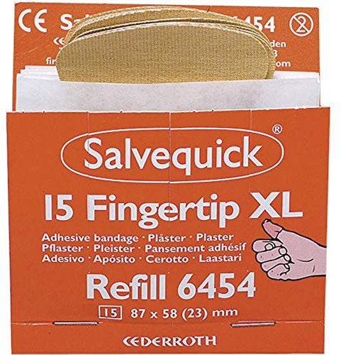 Söhngen 1009454 Salvequick Fingerspitzen-Pflaster. 15 St. elastisch