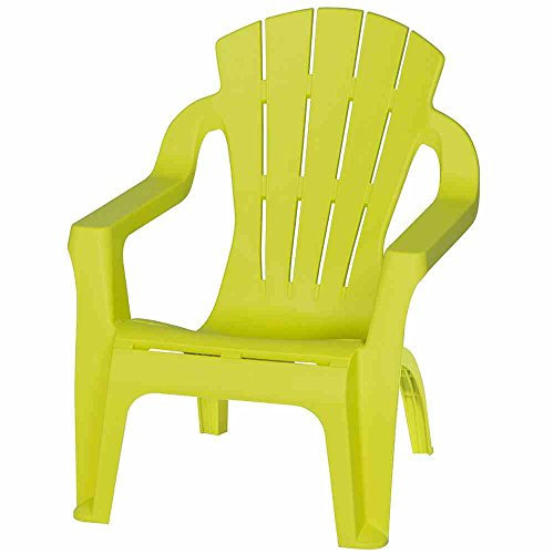 Progarden Mini-Selva Kinder-Deckchair, Kunststoff, lime, 37 x 39.5 x 44.5 cm, 6156