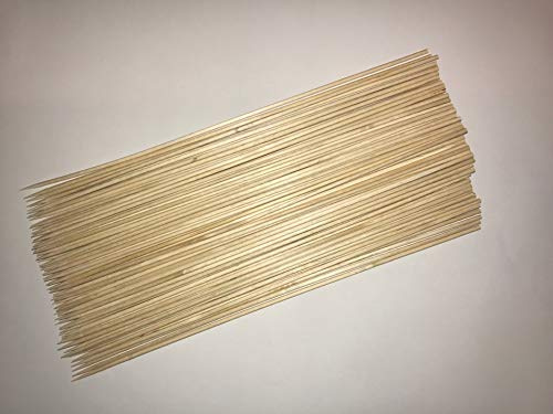 200 X 30 cm / 12in Food Grade Wooden Bamboo BBQ Skewers - 3mm