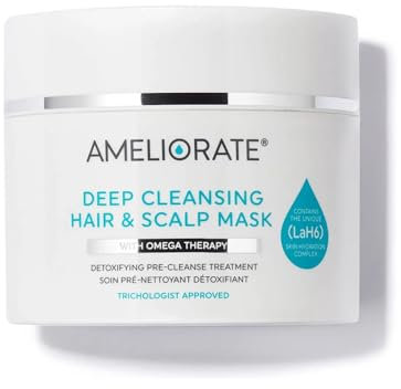 Ameliorate Deep Cleansing Hair and Scalp Mask 225ml | Lab6, Shea butter| Dermatologically tested, Trichologist Approved