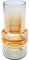 Kare Design Vase Phenom Multi, orange, Blumenvase, Dekorationsvase, Gefäß für Blumen, Tischvase, 30cm