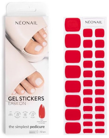 NEONAIL Gel Stickers Easy On - Kit Semipermanente Unghie - Unghie Gel Adesive UV - Smalto Adesivo per Unghie - Adesivi Unghie - Nail Art - P03