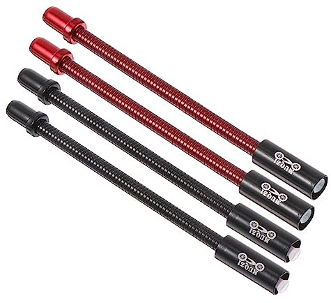 VANZACK 4 Stück Fahrradbremssattel V-brems-kniestück-innenrohr Bremsschlauch Flexibel Fahrrad-kabelführung V-bremsseil-bremssattel Für V-bremssysteme Passend Für Mountainbikes Rennräder Un
